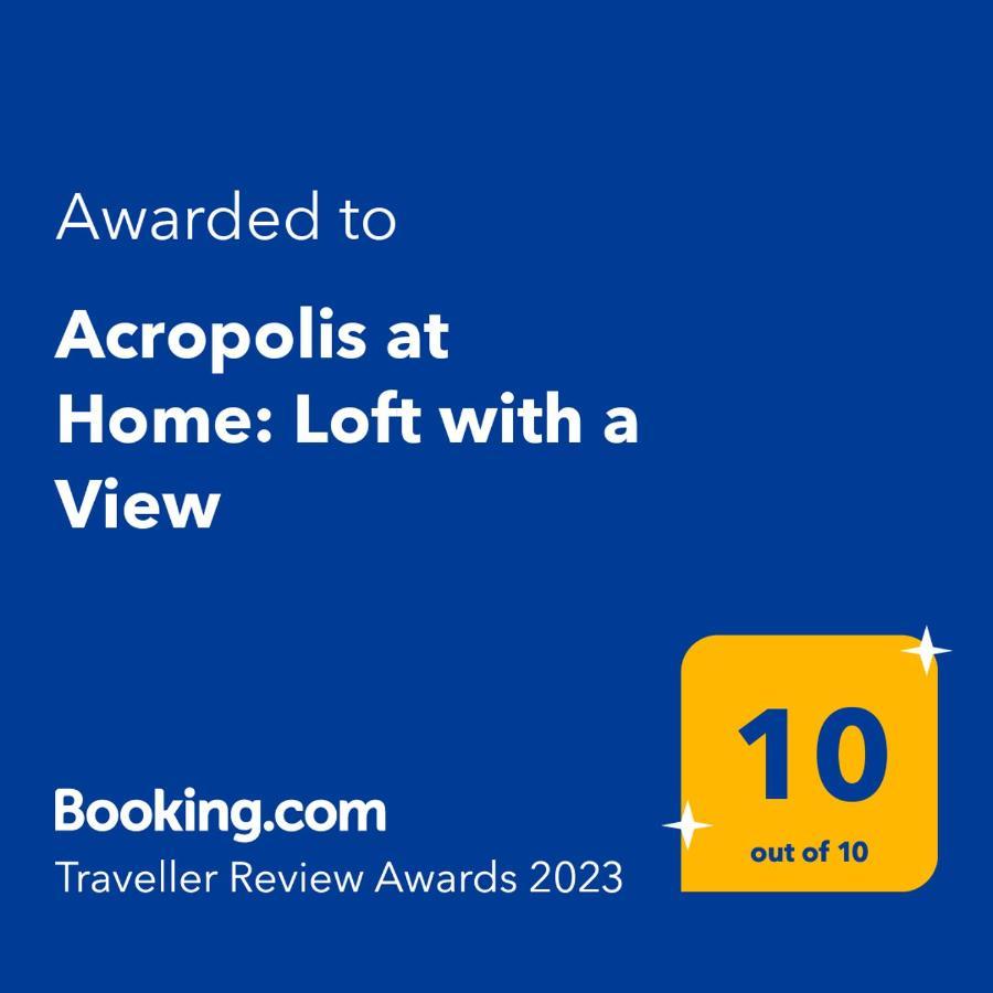 Acropolis At Home: Loft With A View Atene Esterno foto